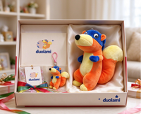 Porte-clés en peluche écureuil mignon et doux, pendentif pour décoration de sac, personnalisable OEM/ODM