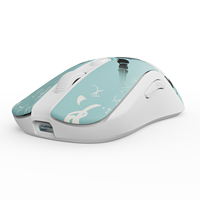 Mouse Gaming Akko AG ONE 8K, Mouse Komputer 8Khz, Sensor Mouse Paw 3395, Ergonomis, Nirkabel, Dapat Diisi Ulang