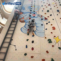 Mur d'escalade éducatif pour enfants certifié PVC, équipement de divertissement intérieur pour les écoles