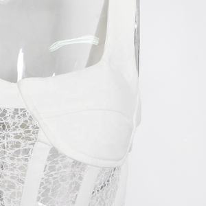 OUDINA Tops de nuevo estilo para damas Sexy cintura de verano Simple pecho envuelto <span class=keywords><strong>tirantes</strong></span> recortada <span class=keywords><strong>Top</strong></span> mujeres - Product Image 5