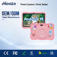 Tablet Android de 7 Pulgadas para Niños, 16 GB de ROM, MTK, WiFi, Carcasa Rosa, Aplicación Iwawa, Logotipo Personalizado OEM, Regalo para Niños para el Aprendizaje del Alfabeto, Transmisión de Dibujos Animados