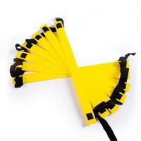LEAJOY Kit d'entraînement d'agilité et de vitesse en promotion, échelle 4m 8 barreaux, sangle PP/Nylon, logo personnalisé, équipement de fitness multicolore