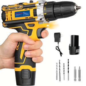 Kit d'outils de perçage sans fil rechargeable avec LED intégrée + batterie 12V et chargeur + 6 embouts à vitesse variable ZNZZ-Y079- ZNZ - Product Image 3