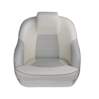 Siège de conduite de luxe pour yacht, siège accessoire pour bateau rapide, siège de capitaine de luxe en alliage d'aluminium pour bateaux de pêche à la ligne