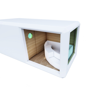 Villa de alta calidad, casa de cápsula espacial de lujo, prefabricada, spa, bañera de hidromasaje, piscina, ducha de madera, vapor seco, 4 personas, 6 personas, sala de sauna - Product Image 5