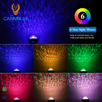 Projecteur laser LED étoile, lumières de Noël, projecteur de ciel étoilé, veilleuse