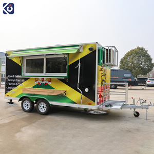 CAMPTRL Remorque de cuisine mobile, Camion de crème glacée, Camion de restauration rapide, Camionnette alimentaire mobile économique, Restaurant mobile - Product Image 2
