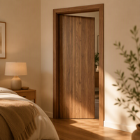 Porte WPC étanche Jiuyixing 23-55kg, épaisseur 35mm, style élégant, fournisseur chinois pour projets commerciaux et hôtels