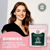 Gummies Probiotiques Équilibre Féminin avec Bacillus Coagulans 1 Milliard UFC Saveur Ananas Vitamine C 60 Comprimés Complément Alimentaire