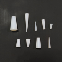 Bouchon conique en silicone de haute qualité, résistant à la chaleur, en caoutchouc, pour équipement industriel, acceptant les dimensions personnalisées