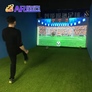 Parque de Atracciones Popular AR Sports, simulador de fútbol, proyección interactiva, máquina de juego de entretenimiento