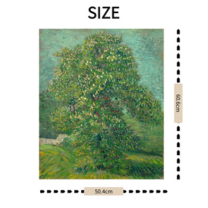 Reproducción de Nivel de Museo del Cuadro 'Flores de Castaño' de Vincent <span class=keywords><strong>Van</strong></span> Gogh, Impresión Digital de Alta Definición en Lienzo, Ecológica - Product Image 2