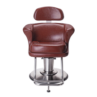 Chaise de salon de coiffure CHAOBA pour coiffeur, 360 °   Pompe hydraulique pivotante robuste, équipement à hauteur réglable pour salon de coiffure