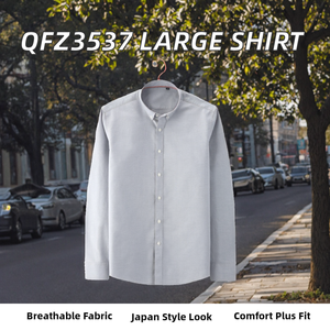 PRIMEAGE INDUSTRIES เสื้อเชิ้ตผู้ชายสีเทาอ่อนผ้าป๊อปลินสไตล์ญี่ปุ่นลายจุดแขนกุดคอปกกระดุมทรงปกติผ้าฝ้ายระบายอากาศได้ดี - Product Image 2