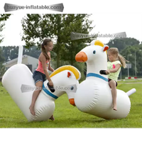 Jouets à chevaucher gonflables personnalisés jeu de chevaux de course derby jeu de poney gonflable cheval à bascule pour enfants poney gonflable drôle