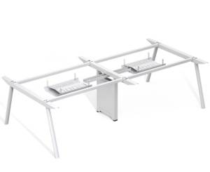 Modern <b>Office</b> <b>Computer</b> Desk Workstation with MFC & Steel Base Modular Design Customizable Colors Sizes Guangzhou Origin - Product Image 5