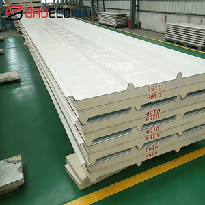 Insulation Water Proof Fire Proof 30mm to 200mm Thickness Polyurethane Pu Metal <strong>Roof</strong> Sandwich Panel for Steel Structure - Product Image 5