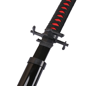 104Cm venta al por mayor Anime <span class=keywords><strong>Bleach</strong></span> Ichigo seguridad Kidults juegos de rol juguete de madera Katana espadas para Cosplay jugando niños - Product Image 3