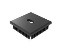Moderno IP65 Impermeable Cuadrado LED Solar Pilar Luz Multi-Base Poste de luz al aire libre para puerta de jardín y valla Alimentado por batería