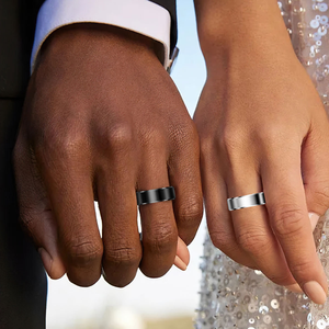 แหวนสมาร์ทเฮลท์ AmywellMED กันน้ำ IP68 วัดอัตราการเต้นของหัวใจ วัดออกซิเจนในเลือด ติดตามการนอนหลับ แอปพลิเคชันสำหรับโทรศัพท์มือถือ รุ่น 10-22-04 - Product Image 1