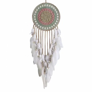 <span class=keywords><strong>Atrapasueños</strong></span> de estilo bohemio de gran tamaño <span class=keywords><strong>para</strong></span> colgar en la <span class=keywords><strong>pared</strong></span>, con plumas tejidas a mano y cuentas de madera, decoración interior <span class=keywords><strong>para</strong></span> dormitorio, adorno colgante - Product Image 5