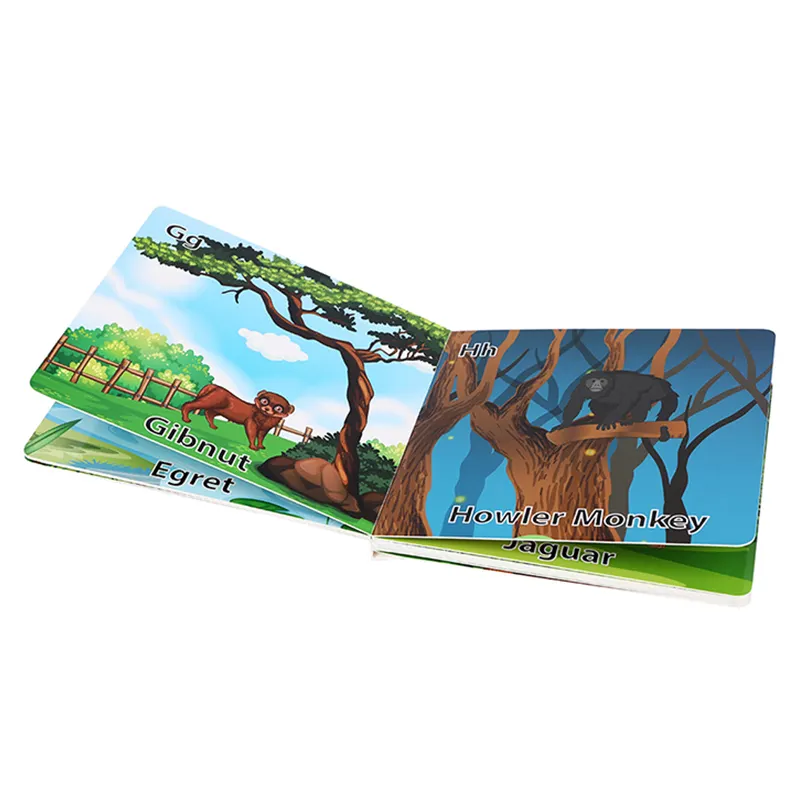 Stampa di libri di cartone per bambini eco-friendly personalizzati per bambini