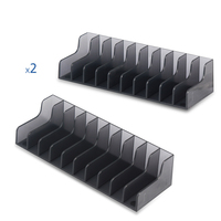 Dobe Lot de 2 Supports/Rangements pour Disques de Jeu PS4 Slim Pro – Accessoire de Stockage en Plastique pour Cartes de Jeu et Autres Accessoires Gaming