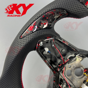 Volant personnalisé en fibre de carbone pour Volkswagen VW Golf 8 8.5 Mk8 GTI R TSI Touareg Tiguan Polo Jetta ID.X Passat T-ROC Atlas - Product Image 3