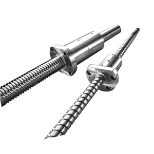 Gran oferta Sfu1605 tornillo de bola enrollado C7 con extremo mecanizado + tuerca de bola 1605 + carcasa de tuerca + soporte final Bk/Bf12 + tornillo de bola acoplador