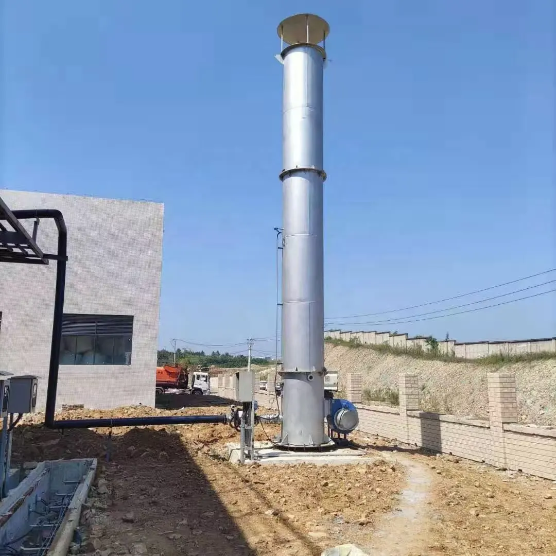 Pabrik Kustom Lipatan Biogas Terbuka/Gas Flare/Obor Biogas