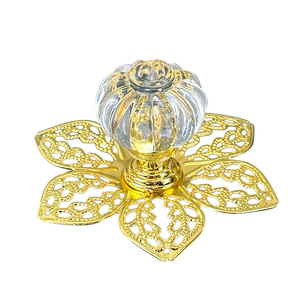 Transparent Plastic Gold Durable Modern Eco-friendly <b>Handle</b> for Kitchen Dressers Bedroom Wardrobes Cabinets Drawers Single-hole - Product Image 5