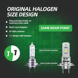 Luce di Cortesia per <span class=keywords><strong>Auto</strong></span> Lampadina Faro a Led <span class=keywords><strong>H7</strong></span> Super Luminosa CSP3570 LED 6000K con Ventola di Raffreddamento <span class=keywords><strong>Lampadine</strong></span> a Led <span class=keywords><strong>H7</strong></span> per <span class=keywords><strong>Auto</strong></span> - Product Image 4