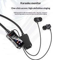 Nouveaux écouteurs sportifs 5.4 avec affichage numérique, design tour de cou, qualité sonore premium, étanches, en silicone, batterie courte durée