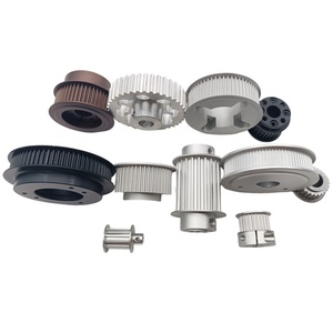 <span class=keywords><strong>Poulie</strong></span> de courroie de distribution à double moyeu en aluminium d'usinage CNC avec <span class=keywords><strong>vis</strong></span> de réglage - Product Image 4