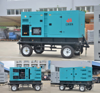 Generator Diesel Volvo TAD1650GE Bersertifikasi ISO CE, Canopy Silent, 380kw 475kva, Super Silent, Harga Terbaik