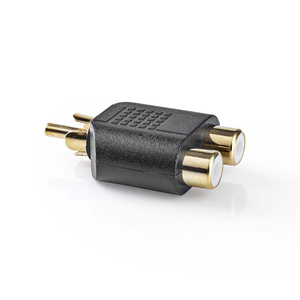 อะแดปเตอร์ซับวูฟเฟอร์ชาย RCA เป็น 2x หญิง RCA สีดำ 10 ชิ้น - Product Image 5