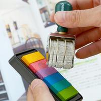 Timbres Vintage Date Roller DIY Scrapbooking Tampons Décoratifs