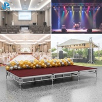 Scène d'assemblage en aluminium, plateforme de scène, scène de mariage, petite scène de concert – Fournisseur direct usine