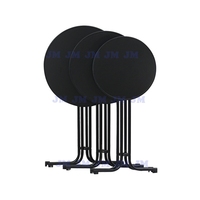 Petite Table ronde portable haut de gamme Cocktail Design moderne en plastique pliant meubles de maison salon bar utilisation