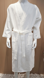 <span class=keywords><strong>Accappatoio</strong></span> in cotone waffle da <span class=keywords><strong>donna</strong></span>, tuta da sauna sottile, tuta per sudorazione, camicia da notte, <span class=keywords><strong>accappatoio</strong></span> da uomo ad asciugatura rapida, pigiama - Product Image 4