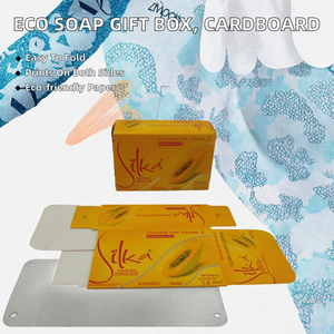 Boîte cadeau pour petit savon personnalisée, boîtes rigides écologiques, carton recyclable, emballage pour supermarché avec revêtement UV - Product Image 2