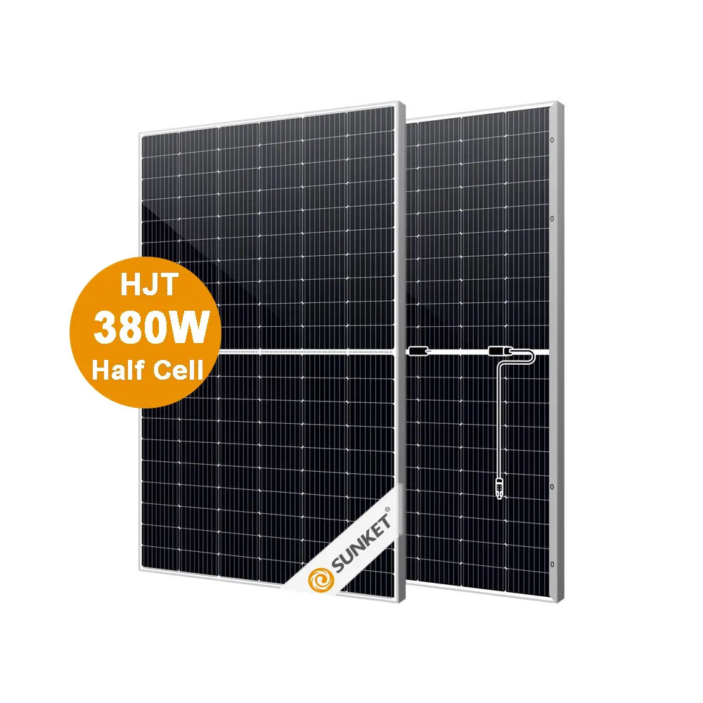 bifacial solar panel hjt 540w 550w 600w rec sunpower solar panel 500w bulk cigs n type solar cells solar panels 450w