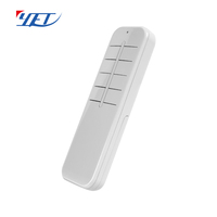 Ouvre-porte automatique pour garage, 6 boutons, 2022 mhz, code de roulement hins1527, laque, nouvelle forme, télécommande, yat2185, 433