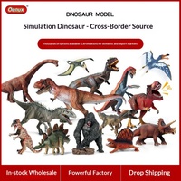Nouvel ensemble de jouets en vinyle réaliste en forme de dinosaures géants pour parc à thème, idéal pour les enfants et les bébés, unisexe, fabriqué en Chine GUA