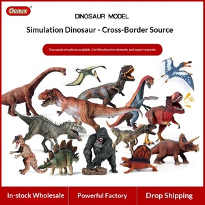 Bộ đồ chơi khủng long nhựa vinyl nhồi bông siêu thực, quà tặng công viên khủng long Jumbo mới nguyên hộp dành cho trẻ sơ sinh và trẻ nhỏ - Product Image 2