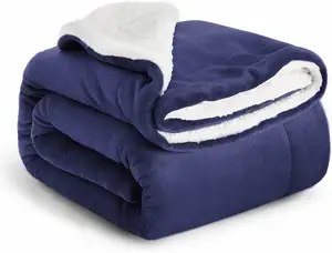ผ้าห่มผ้ากำมะหยี่หนาสำหรับเตียงผ้ากำมะหยี่ขนาดควีนไซส์แบบกำหนดเอง