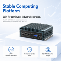 Mini PC Silencioso y Compacto con Amplios Puertos de Entrada/Salida, LAN, USB, COM, HD, VGA y Almacenamiento para Automatización Empresarial, Compatible con Windows y Linux
