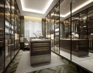 Muebles de Dormitorio y <span class=keywords><strong>Vestidor</strong></span> Abiertos Modernos y Duraderos Personalizados para Toda la Casa con Puerta de Vidrio - Product Image 5