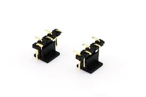 Conector de pines DIN de latón de 2.0mm de paso, de una sola fila, SMT para PCB, SQ0.5mm H1.0mm 1*5P - Product Image 3