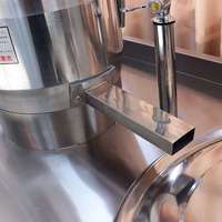 Machine commerciale de meulage de lait de soja pour cantine magasin petit-déjeuner atelier tofu 220V moteur cuivre pur